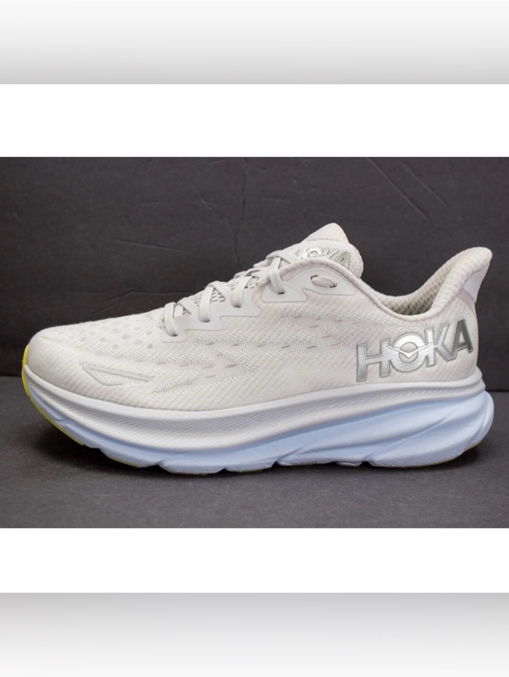 Hoka One One Clifton 9 Womens Size US 10 Nimbus Cloud Ice Water Sneakers Lace Up - Picture 4 of 13
